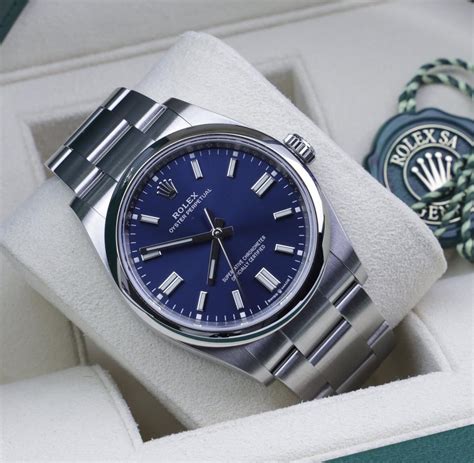 rolex op 36 blue|rolex oyster perpetual 36 blue.